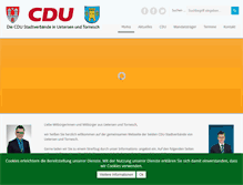 Tablet Screenshot of cdu-uetersen-tornesch.de